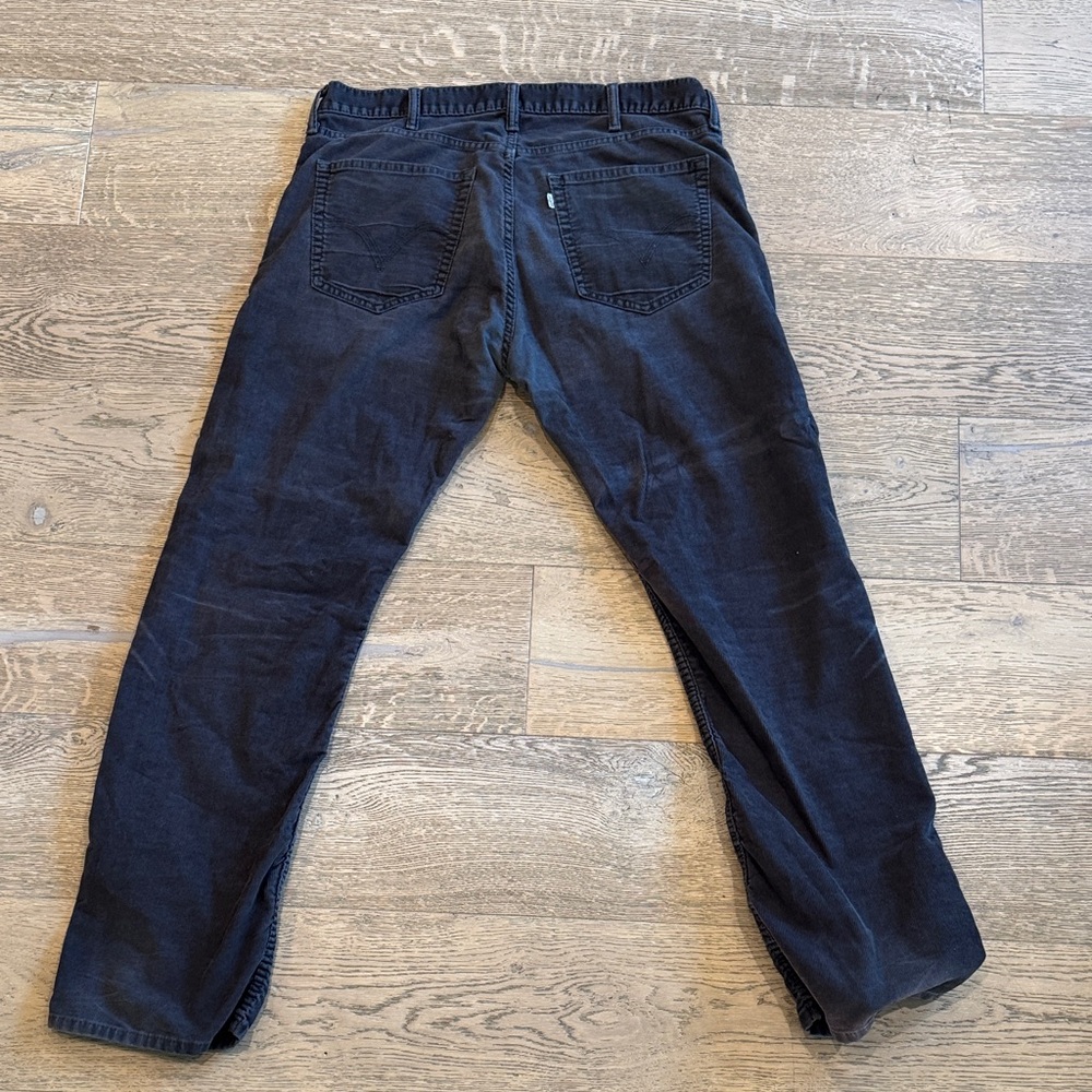 Dark GREY  Corduroy LEVI’s PANTS Size 38x32
